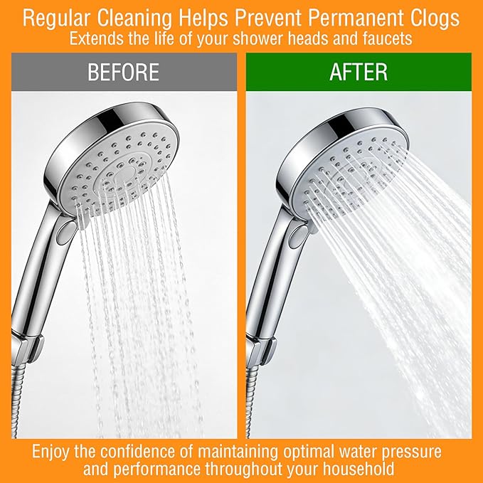20PCS Shower Head Cleaner Picks,Shower Head Cleaning Brush Tool for Small Hole Gap Hole Anti-Clogging,Shower Cleaner Picks Fitting Nozzle Unclogger for Household Bathroom Shower Cleaning Brush