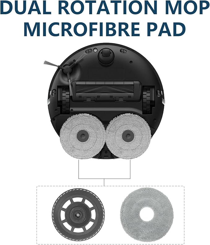 Mop Pad Holder for Dreame X50 Ultra,L40s Pro Ultra Accessories, 2 Cleaning Cloth Holders, X50 Ultra Mop Pad Plate