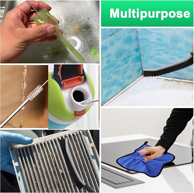 XANGNIER Upgraded Auto Sunroof Drain Cleaning Tool,118in Extra Long Flexible Car Sun Roof Drain Cleaner Unclogger Tool with Tube Cleaner Brush Syringe Hose Cleaning Kit for Windshield Wiper Hole