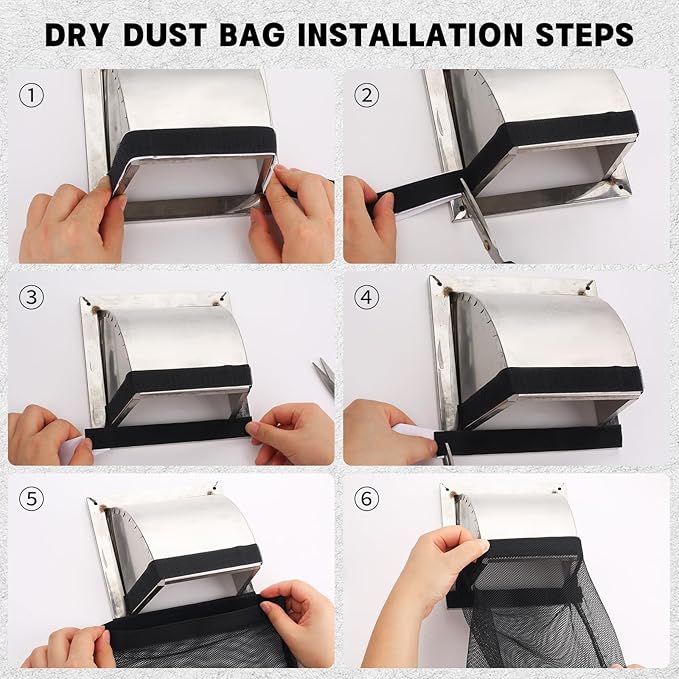 4Pcs Dryer Vent Lint Catcher, Dryer Lint Catcher, Lint Trap Catcher Dust Bag for Outdoor Indoor Dryer Vent Capturing Lint and Dust
