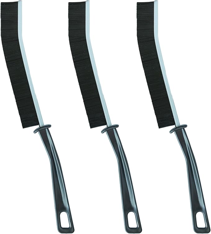 Crevice Cleaning Brush 3 Pcs Anti-Scratch Rounded Tip, Window Sill Cleaner Tool, Grout Brush, Crack and Crevice Cleaning Tool and Hard Bristle Brush