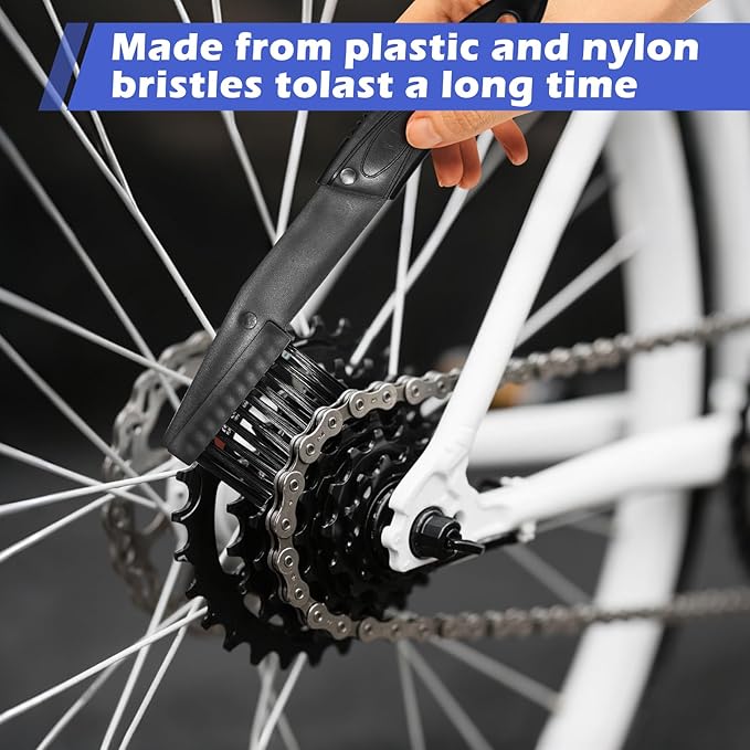 Bike or Motorcycle Chain Washer, Motorcycle Chain Gear Dirt Clean Brushes, Motorcycle Chain Brush Tool Set