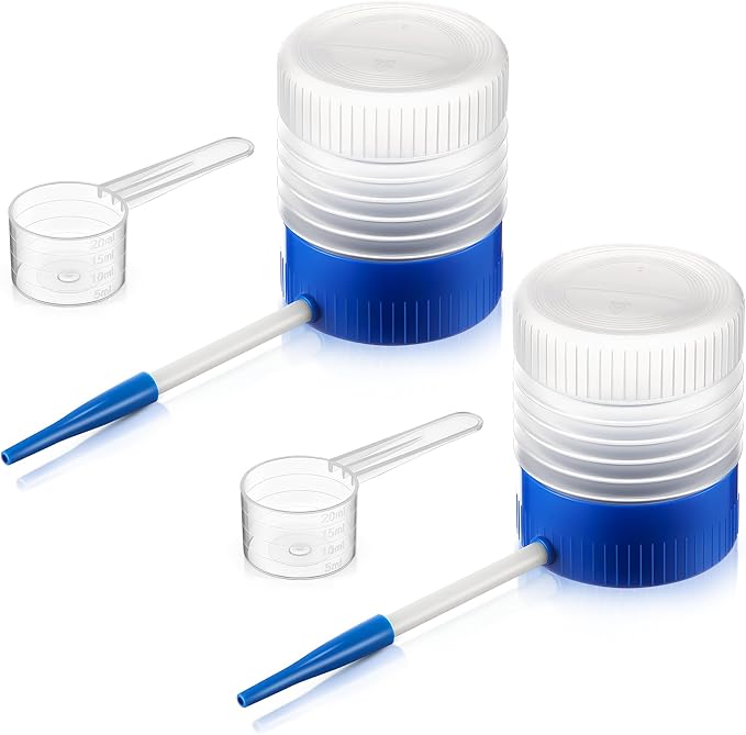 Qualirey 2 Pack Diatomaceous Earth Powder Duster with 6 Inch Extension Nozzle, Diatomaceous Earth Powder Duster for Pest Control, Sprayer for Indoor and Outdoor Use