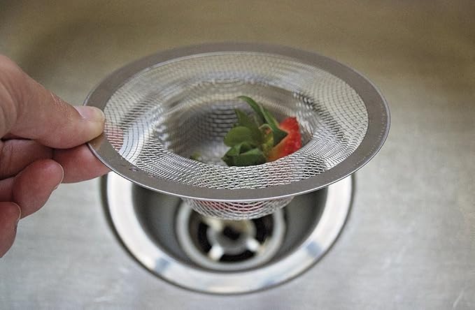 Evriholder MSS-AMZ Mesh Sink Strainer, 1 PK, Silver