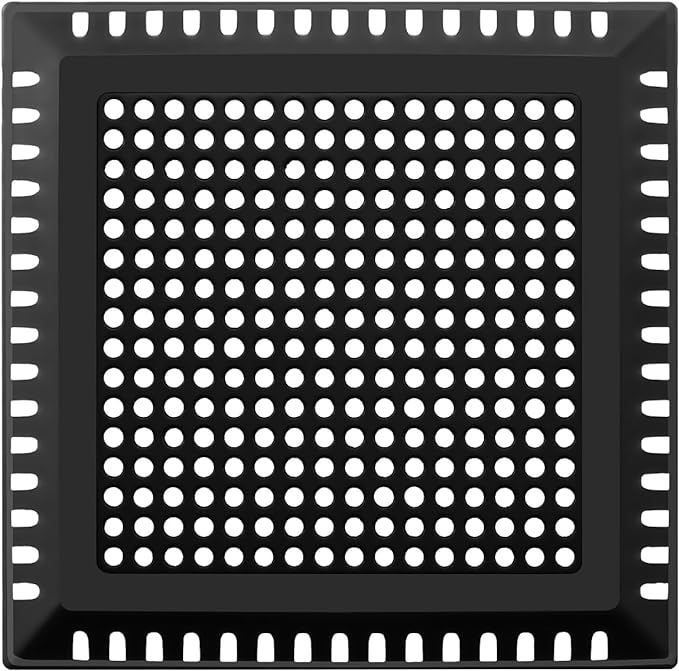 Drain Hair Catcher,Shower Drain Cover Hair Catcher Shower Drain Strainer for Bathroom Floor,Square Shower Hair Drain Catcher to Keep Away from Clogged Drain (Matte Black, 4 inch)