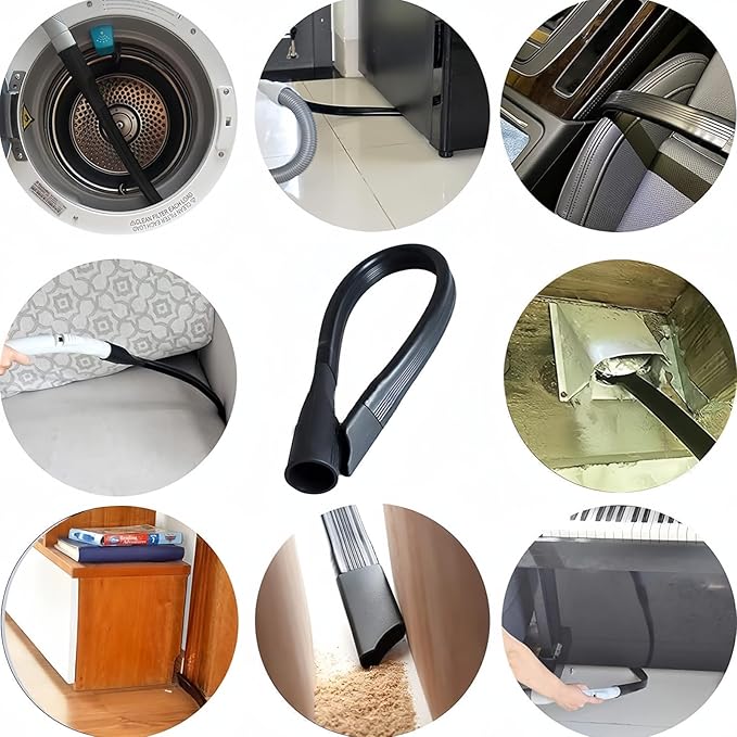 6PCS Vacuum Cleaner Attachments for Shark Rocket. 2-in-1 Crevice & Dusting Brush Combo. Includes flexible crevice tool and round bristle brush Compatible with Shark HV322,HV320, HV301,NV600, NV340