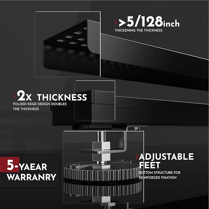 WEBANG 72 Inch Linear Shower Drain Rectangular Floor Drain with Accessories Square Hole Pattern Cover Grate Removable SUS304 Stainless Steel CUPC Certified Matte Black