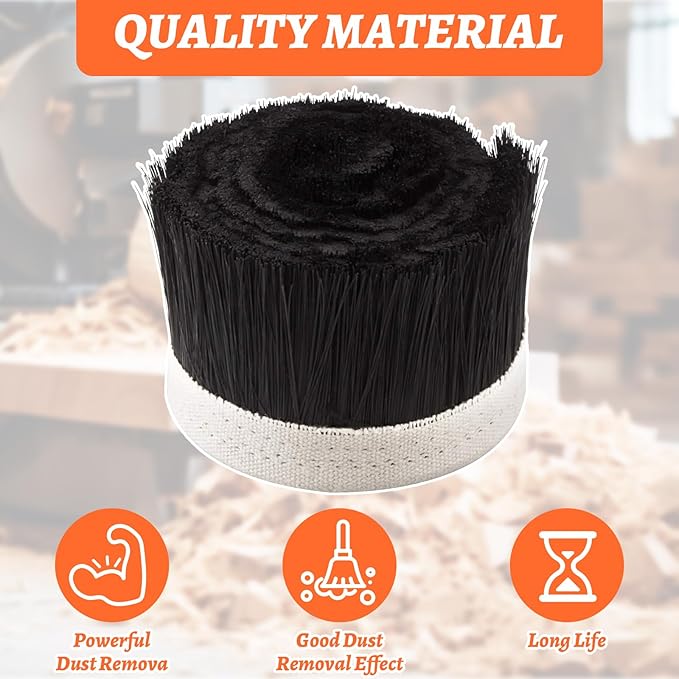 100mm Dust Shoe Brush, STARVAST CNC Vacuum Brush for Vacuum Cleaner Engraving Machine Dust Cover Work on CNC Router Spindle Motor