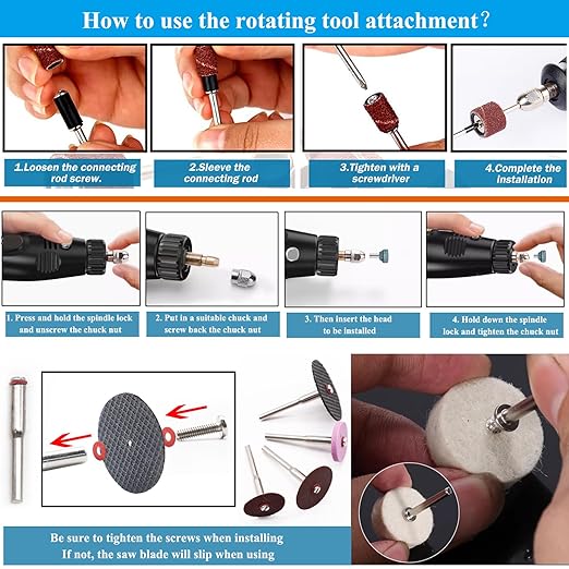 318PCS Rotary Tool Accessory Kit with Sanding Drum,1/8inch Shank Universal Fit for Most Rotary Tools,Bits for Sanding, Polishing, Cutting,Drilling,Engraving,Grinding,Woodworking,DIY