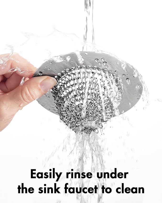 Sink Strainer with Stopper, Wokdada Revolutionary Clog-Free Food Catcher for Garbage Disposal