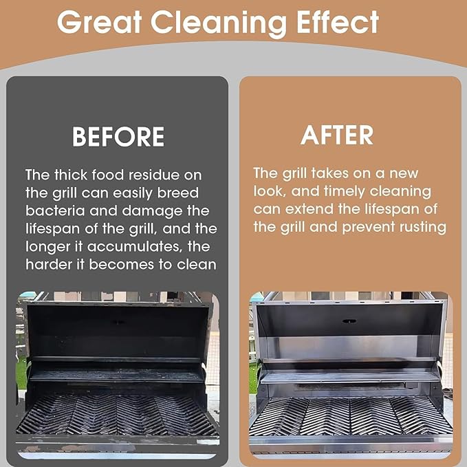 3-Pack Grill Pumice Stone for Cleaning Kit with Heat-Resistant Handle, Pumice Grill Brick, Reusable Griddle & BBQ Scrubber for Stain Removal