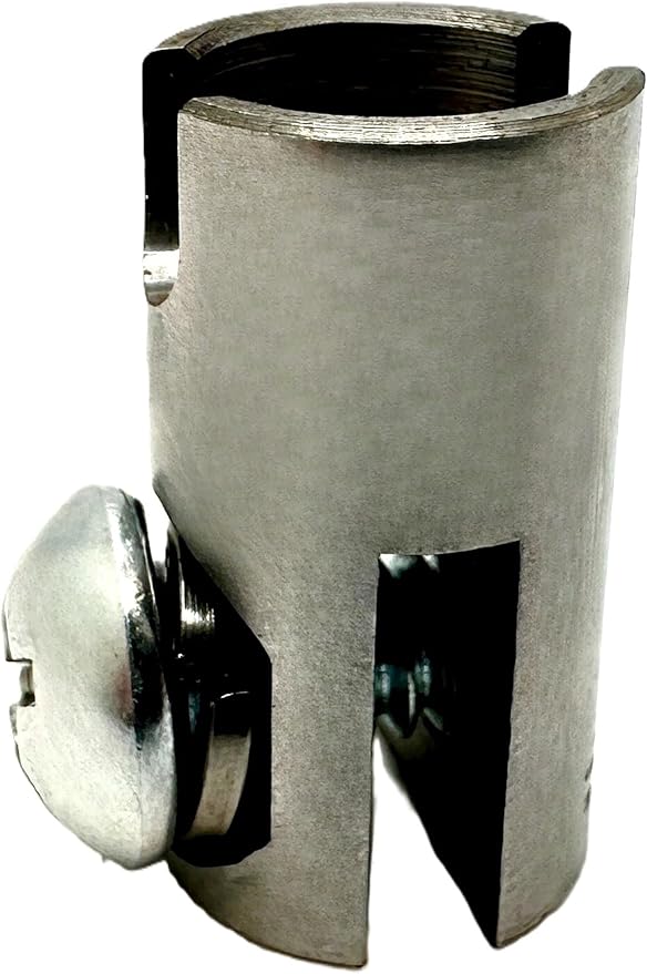 1/2FC Flow Fixer | 1/2” Drain Cable Repair End | Weld-On Female Slotted Connector Bit for Broken Drain Cleaning Machine Cables | Fits All 1/2” O.D. Drain Cables