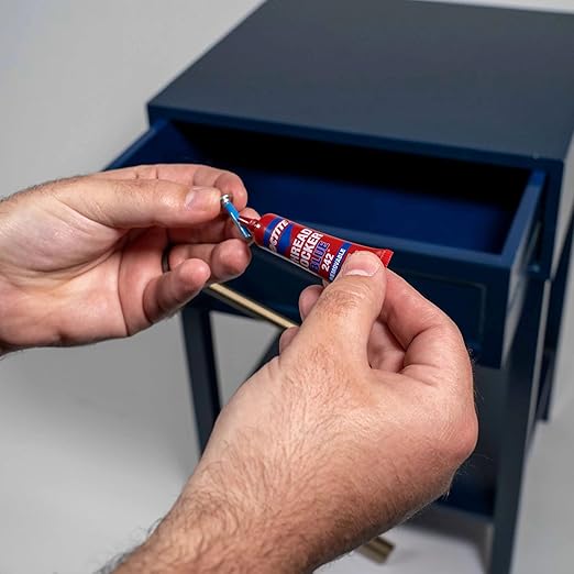 Loctite Threadlocker Blue 242 - Removable Thread Lock Glue for Nuts, Bolts, & Fasteners, Medium Strength Screw Glue to Prevent Loosening & Corrosion - 6 ml, 1 Pack
