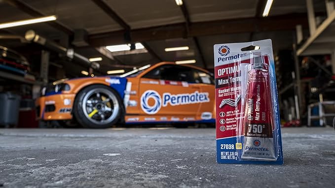 Permatex 27038 Optimum Red High Temperature Gasket Maker, 3 oz
