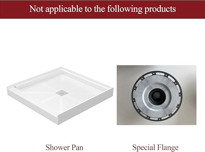 WEBANG 4 Inch Square Shower Floor Drain with Flange,Quadrato Pattern Grate Removable,Food-Grade SUS 304 Stainless Steel,Watermark&CUPC Certified,Matte Black