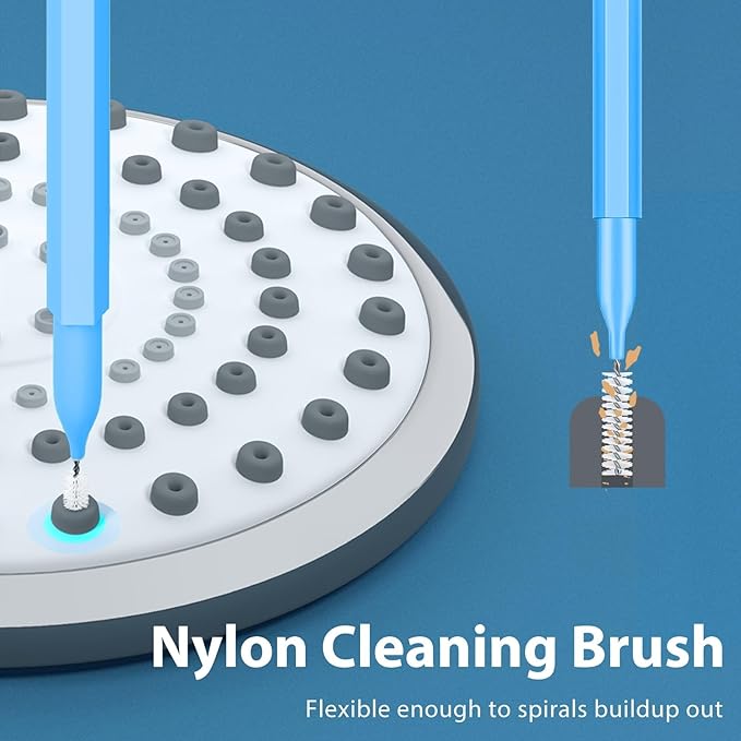 40 Pcs Shower Head Cleaner Picks,Multiple Shower Head Cleaning Brush for Small Hole, Nozzle unclogger Tool for Showerhead with Storage Box