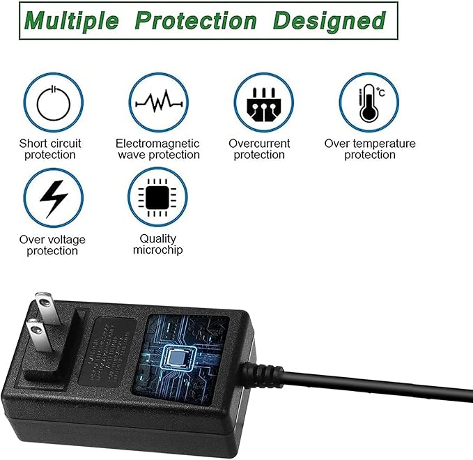 Shark VM252 Compatible DC Charger for Cordless Hard Floor Vacuum Mop