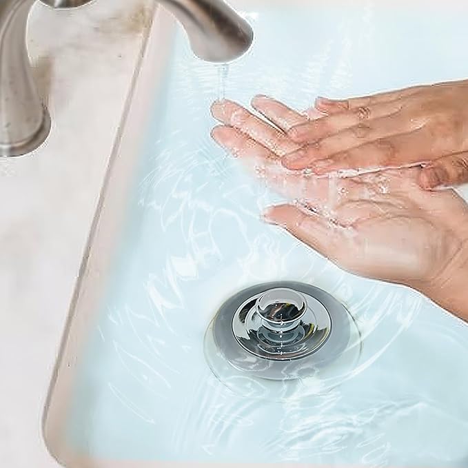 Bathtub Drain Stopper, Sink Stopper, Tub Stopper, Bathtub Drain Plug, Universal Bathroom Bath Tub Drain Stoppers, Shower Drain Cover Replacement Jets Hair Catcher Topper Rubber Strainers(Patented)