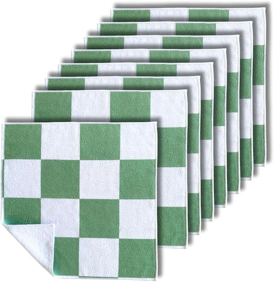 Microfiber Cleaning Cloths 13x13 – Lint-Free, Streak-Free Reusable Towels for Kitchen, Glass, Bathroom & Car | Cloak & Sage