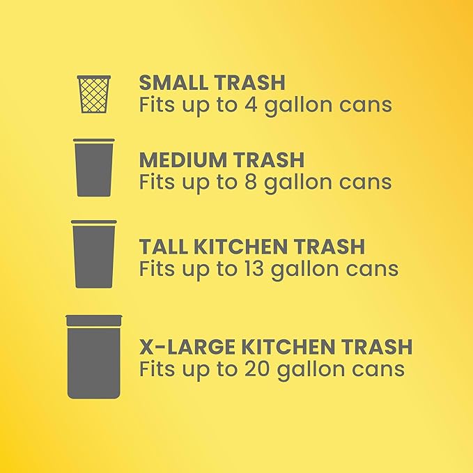 Glad ForceFlex Tall Kitchen Drawstring Trash Bags,13 Gal,Fragrance Free,110 Ct (Package May Vary),(Pack of 3)