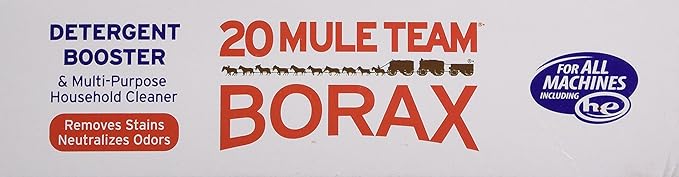 Borax 20 Mule Team Detergent Booster, 65 Oz (Pack of 2)