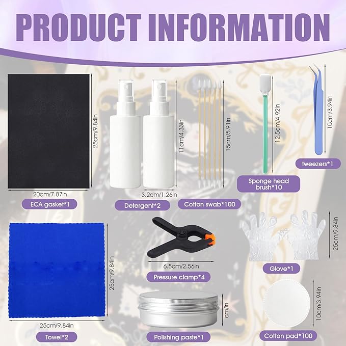 Card Care Clean Kit, Trading Card Cleaning Kit Includes Polishing Paste and Cleaning Spray Surface Care Effective Cleaning Repairing Scratches for Caring for Various Types of Cards