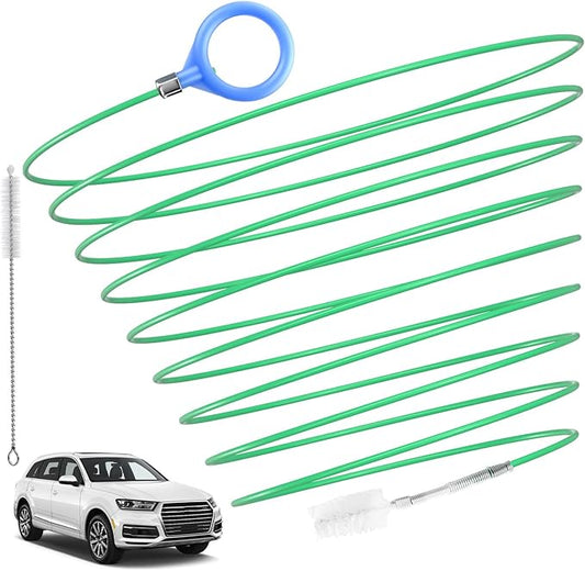 Auto Sunroof Drain Cleaning Tool, 196 Inch Flexible Tube Cleaning Brush, Flexible Drain Brush Extra Long Pipe Cleaners for Car, Car Sunroof Drain Hole Cleaner for Drains, Sewers, Windshields