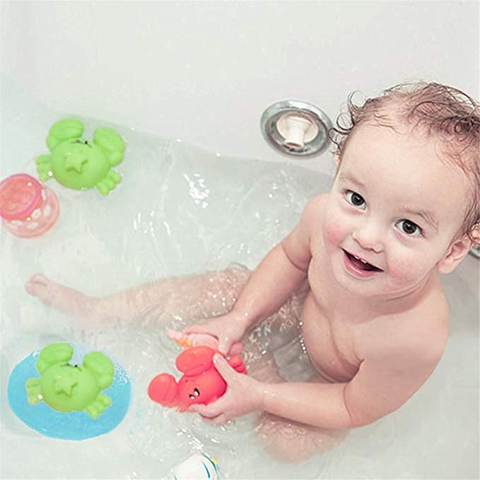 tifanso 2 Pack 6” Bathtub Tub Drain Cover Stopper, Large Silicone Suction Bathroom Drain Plug Hair Stopper, Bathroom Accessories for Kitchen and Laundry (White/Aqua)