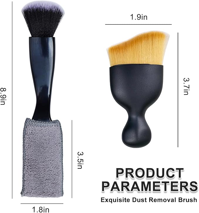 3 Pcs Exquisite Microfiber Duster Brushes, Small Dust Brushes, Feather Duster, Efficient Dust Removal, Cleaning Tool Perfect for Computers, Keyboards, Car Interior, Photo Frames, Digital Devices