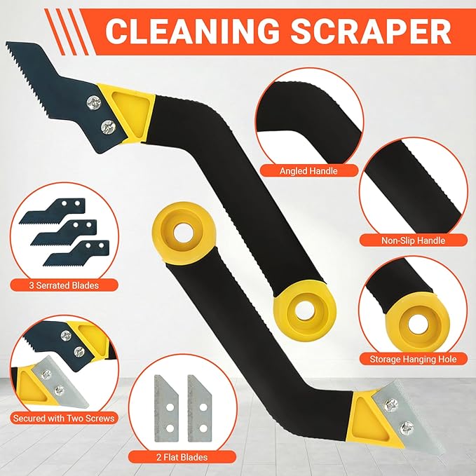 37 Pack Grout Removal Tool Kit – 3 Tile Grout Saws & 20 Blades for Cleaning & Repair | Perfect for Bathroom Showers & Floor Tile – Ideal DIY Tool for Homeowners’ Grout Maintenance