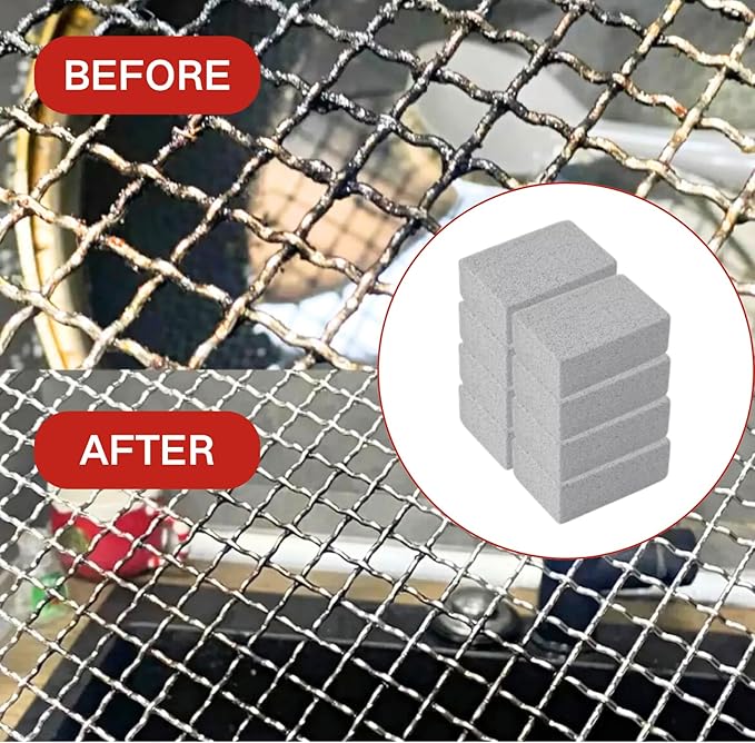Cayton Grill Brick, 8 PCS Griddle Stone Cleaning Block Barbecue Grill Floating Stone Cleaning Tools Weighted for Cleaning Floating Stones in Ovens Stoves Barbecue Grills