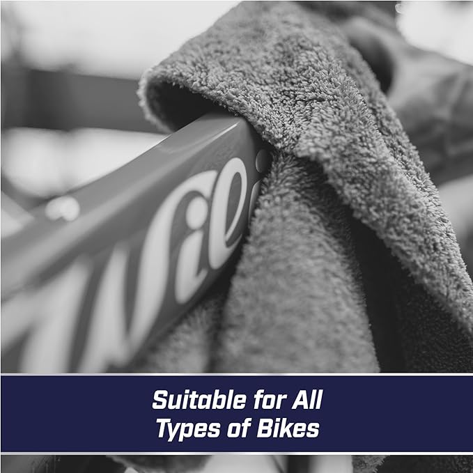 Ultra-Premium Microfiber Cloth for Bikes & Cars – Quality Care for Bicycles – Scratch-Free, Smooth Application, Trophy-Clean Finish