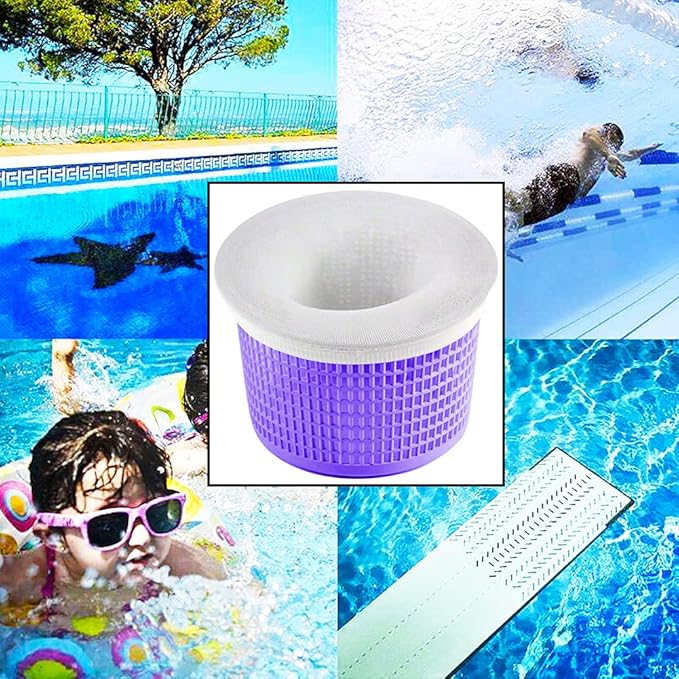 Coopache 60-Pack of Pool Skimmer Socks - Filters Baskets, Skimmers Cleans Debris and Leaves for In-Ground and Above Ground Pools