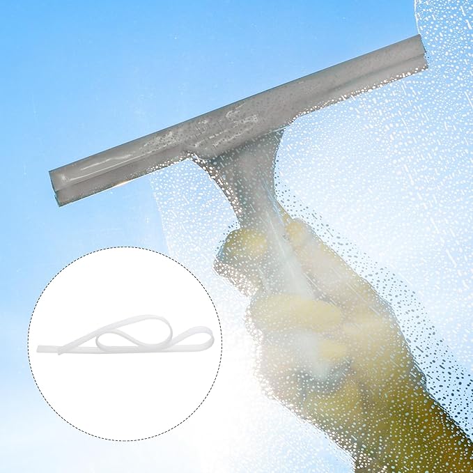 MECCANIXITY Replacement Squeegee Rubber for Window, Glass, Shower Doors, Tile Wall Cleaning, 41.34 Inch, White