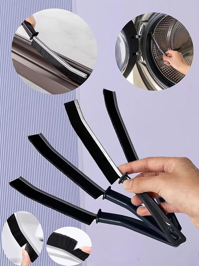 9 PCS Crevice Cleaning Brush,Hard Bristle Crevice Cleaning Brush,Crevice Cleaning Tool is Effective to Clean The Small Gap of Kitchen, tolilet and Windows.