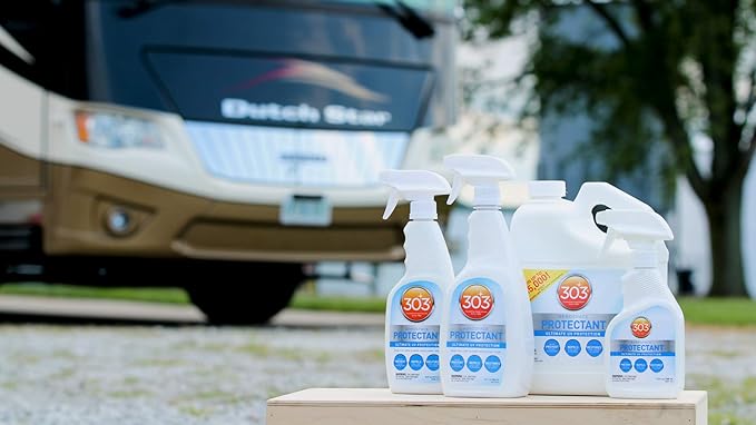 303 Products Aerospace Protectant Spray, UV Protection for Outdoor Surfaces – Protects Vinyl, Plastic & Rubber, Repels Dust & Dirt, Matte Finish, 16 oz (6-Pack)