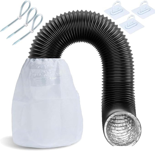 3 Pack Dryer Vent Lint Catcher Bag,Indoor Outdoor Dryer lint Catcher Trap and Filter for Ventless Dryer Vent and Dust to Solve The Problem of Lint Dust