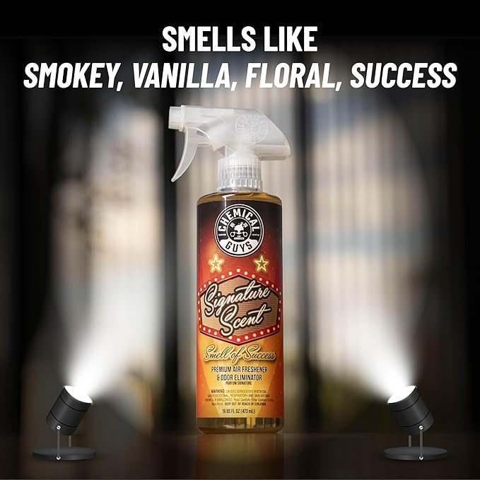 Chemical Guys AIR_069_1602 Signature Scent Premium Air Freshener and Odor Eliminator, Long-Lasting Scent, Great for Cars, Trucks, SUVs, RVs & More, 16 oz (2 Pack)