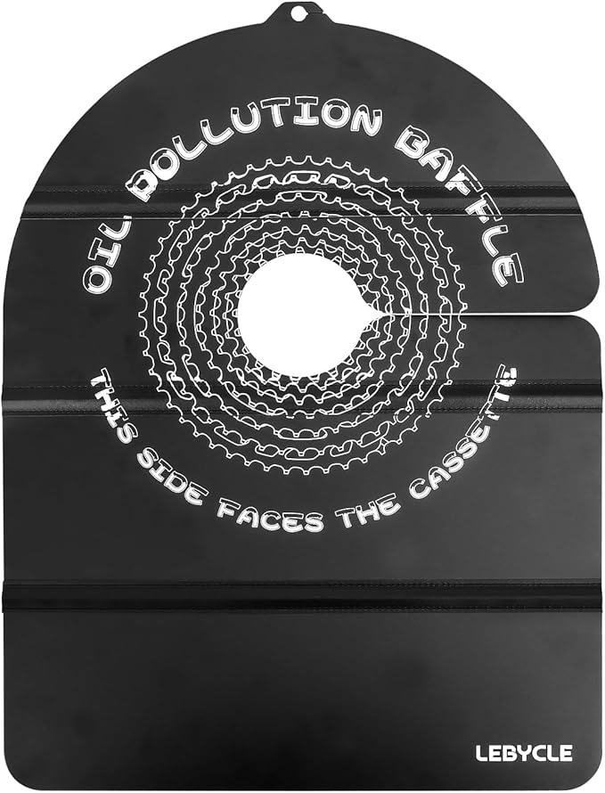 Bike Disc Brake Cover, Foldable Grime Guard for Bicycle Cleaning, Prevents Oil & Dirt Splash, Easy Storage & Corrosion Protection for MTB & Road Bikes