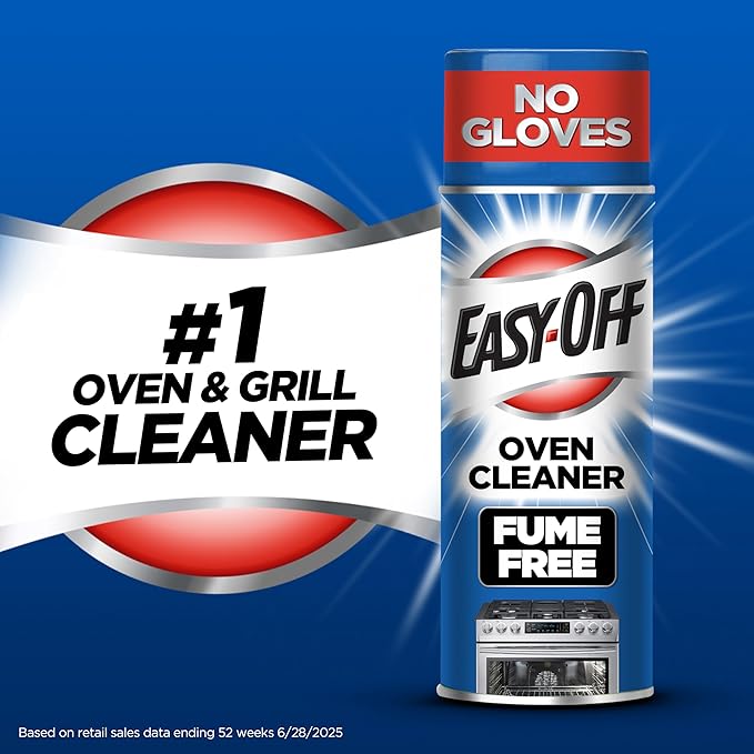 Easy Off Fume Free Oven & Stove Cleaner, Lemon, 14.5 Ounce, Pack of 6
