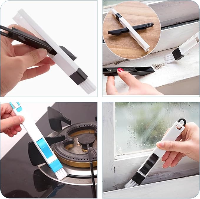13Pcs Crevice Cleaning Brush Set, Multifunctional Hard Bristle Crevice Cleaning Brushes Tools for Deep Cleaning Gaps, Kitchens, Tight Spaces, Corners, Bottles, Cups, Teapots, Sinks, Bathrooms