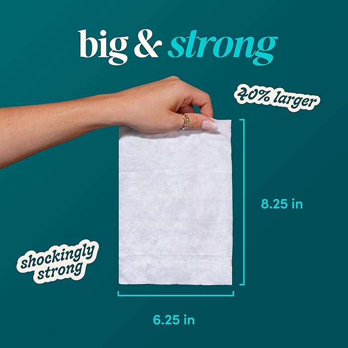goodwipes Flushable Wipes for Adults - Shea-Coco Butt Wipes for Women & Men, Septic Safe, Toilet & Bathroom Essentials, Extra Large, 318 Count (6 Packs and 1 Travel Pack)