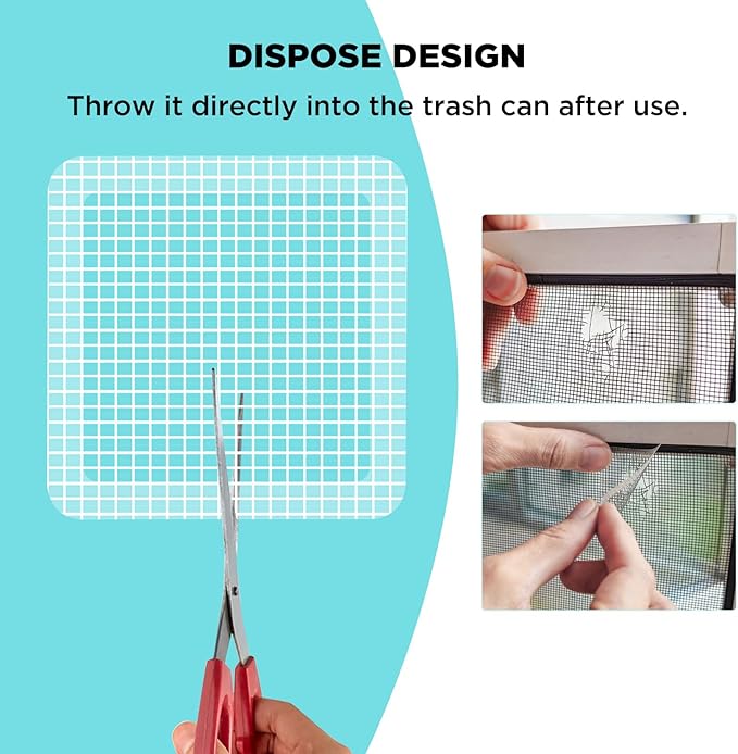 35 Pack Disposable Floor Drain Stickers, Hair Drain Stickers Disposable Shower Drain Hair Catcher Bathroom Accessories Bathtubs Mesh for Bathroom,Kitchen,Shower,Laundry (Square-35PC)