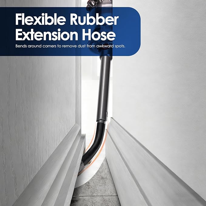 Extendable Flexible Crevice Tool Vacuum Attachments, 971433-01 Quick Release Slim Nozzle Attachment Compatible with Dyson V15 V12 V11 V10 V9 V8 V7 Gen5 G5 Vacuum Cleaner