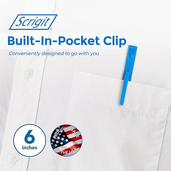 Scrigit Scraper No-Scratch Plastic Scraper Tool, 5 Pack - The Handy Multi-Use Scraping Tool for Removing Food, Labels, Stickers, Paint, Grease - Easy to Hold, Reaches Tight Spaces and Crevices