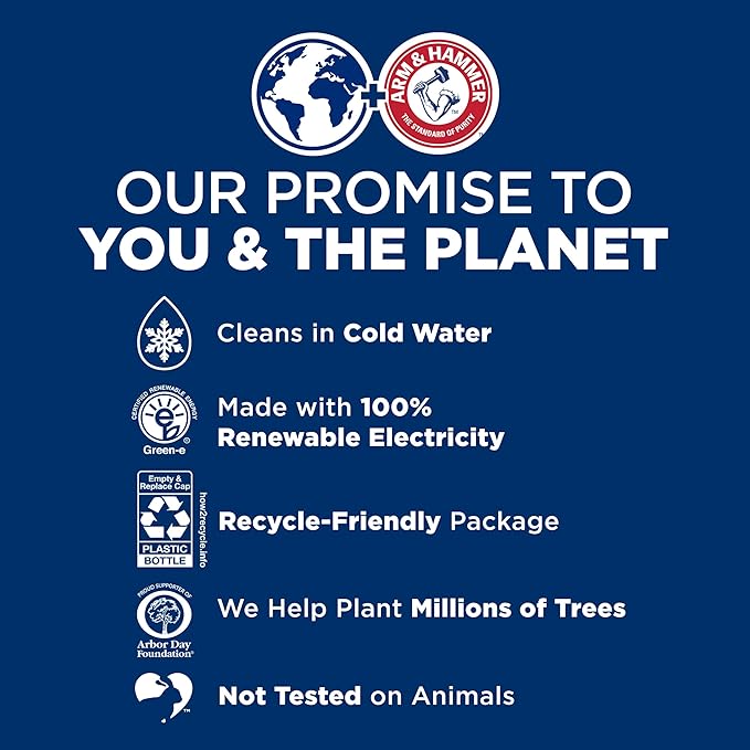 ARM & HAMMER Plus a Touch of Softener, 77 Loads, Liquid Laundry Detergent, 100.5 Fl oz
