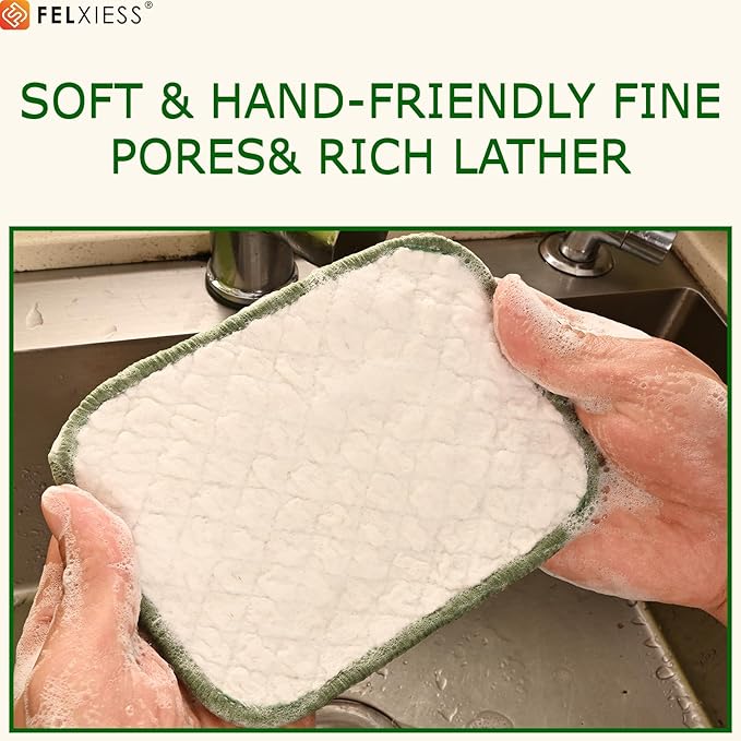 2026 New Double Side Non Scratch Wire Dishcloths,Multipurpose Wire Dishwashing Rags for Wet and Dry, Reusable Metal Dish Cloth,Wire Miracle Cleaning Cloths for Kitchen(Silver 10Pcs)