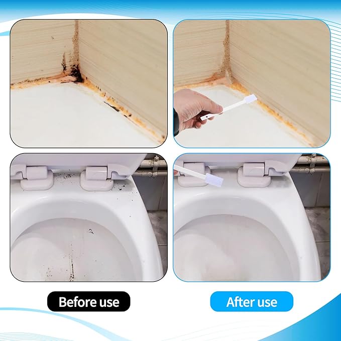 40Pcs Disposable Crevice Brush, Disposable Window Track Cleaning Brush, Crevices Hole Cleaning Tool for Keyboards, Table, Corner, Small Spaces