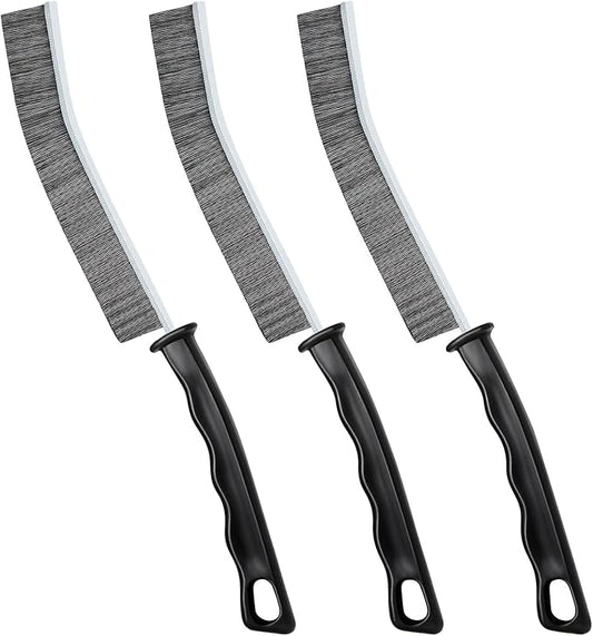 Crevice Cleaning Brush，Hard-Bristled Grout Brush，2024 New Multifunctional Gap Cleaning Brush Tool，Dead Corners Brushes for Bathroom Kitchen Tiles Window Door Slots，3pcs
