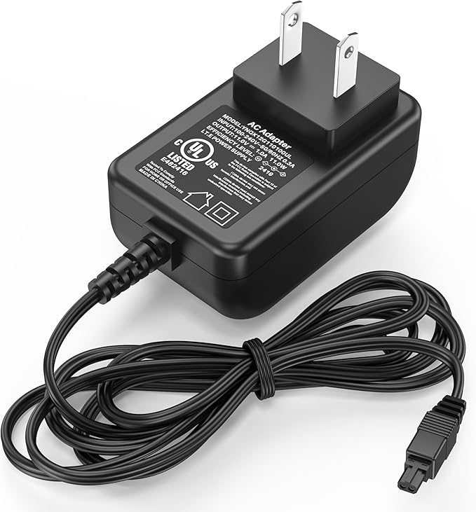 Sweeper Vacuum Charger for Shark V2945Z Rechargeable Floor Carpet Sweeper, Power Cord AC Adapter for Shark 12 inch 12" Electric Cordless Hardwood Sweeper XA2950 V2950 YLS0041T110025 YLS0041-T110025